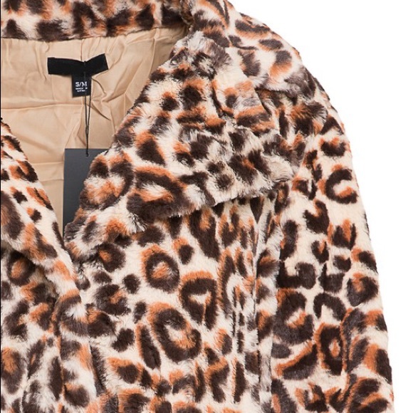 Leopard faux fur jacket - Picture 2 of 4